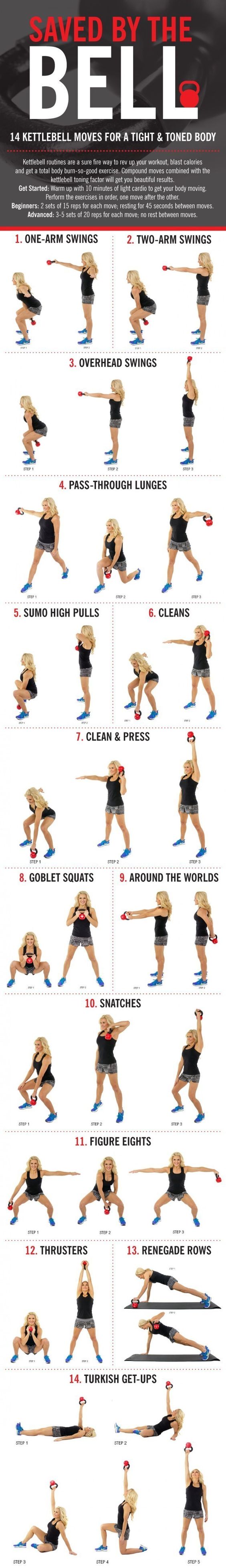 21 best Kettle Bell Workouts That Will Burn Body Fat Like Crazy!